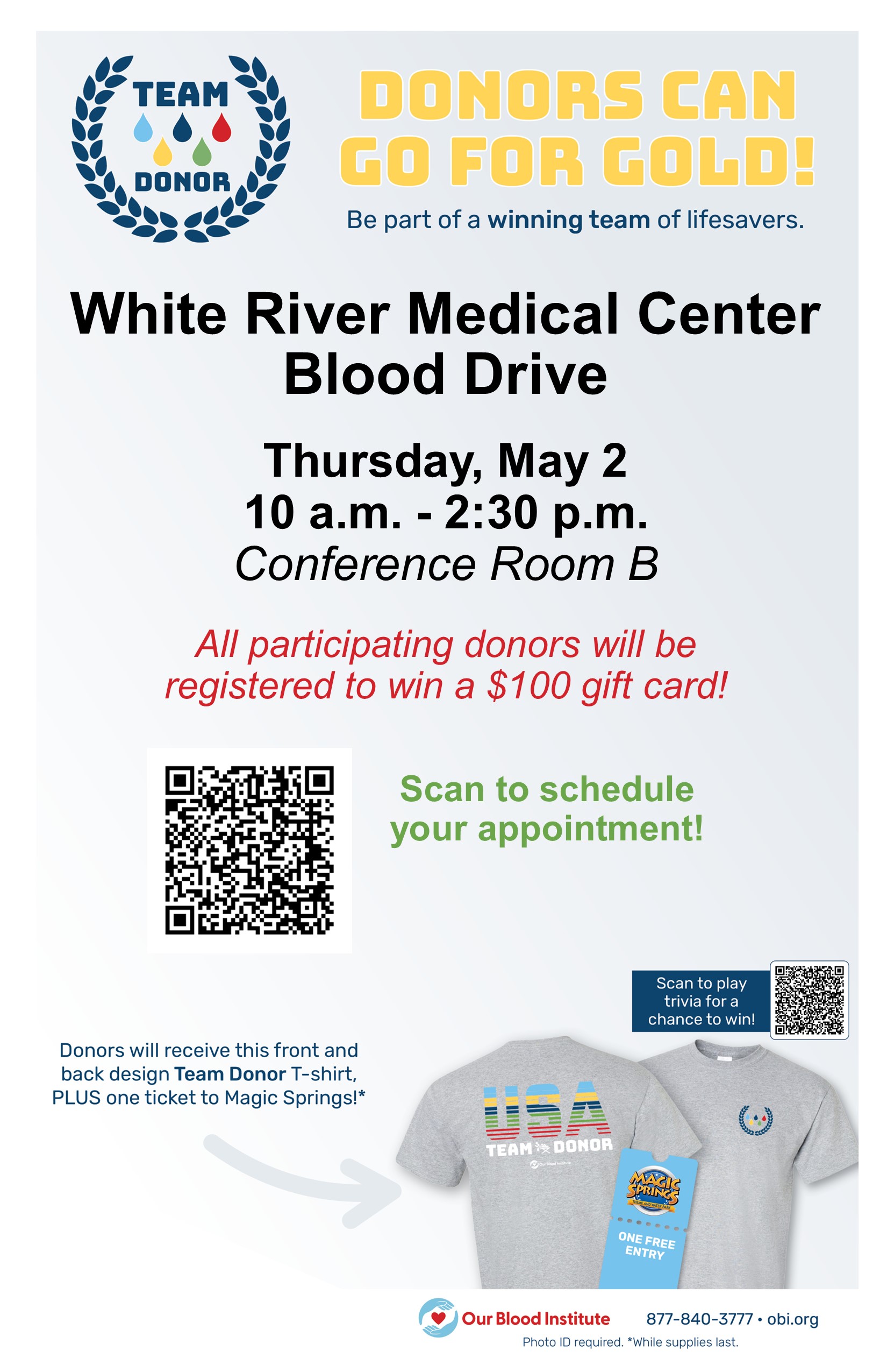 White River Medical Center Blood Drive